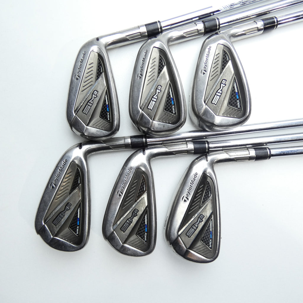 Used TaylorMade Sim2 Max Iron Set / 4 - 9 IRON / Stiff Flex