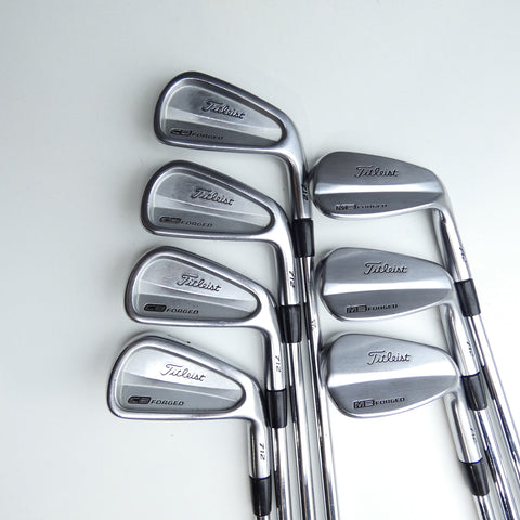 Used Titleist 712 MB & 712 CB Combo Iron Set / 4 - PW / X-Stiff Flex