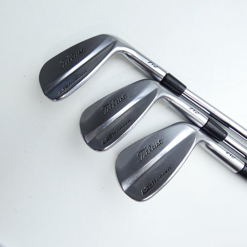 Used Titleist 712 MB & 712 CB Combo Iron Set / 4 - PW / X-Stiff Flex