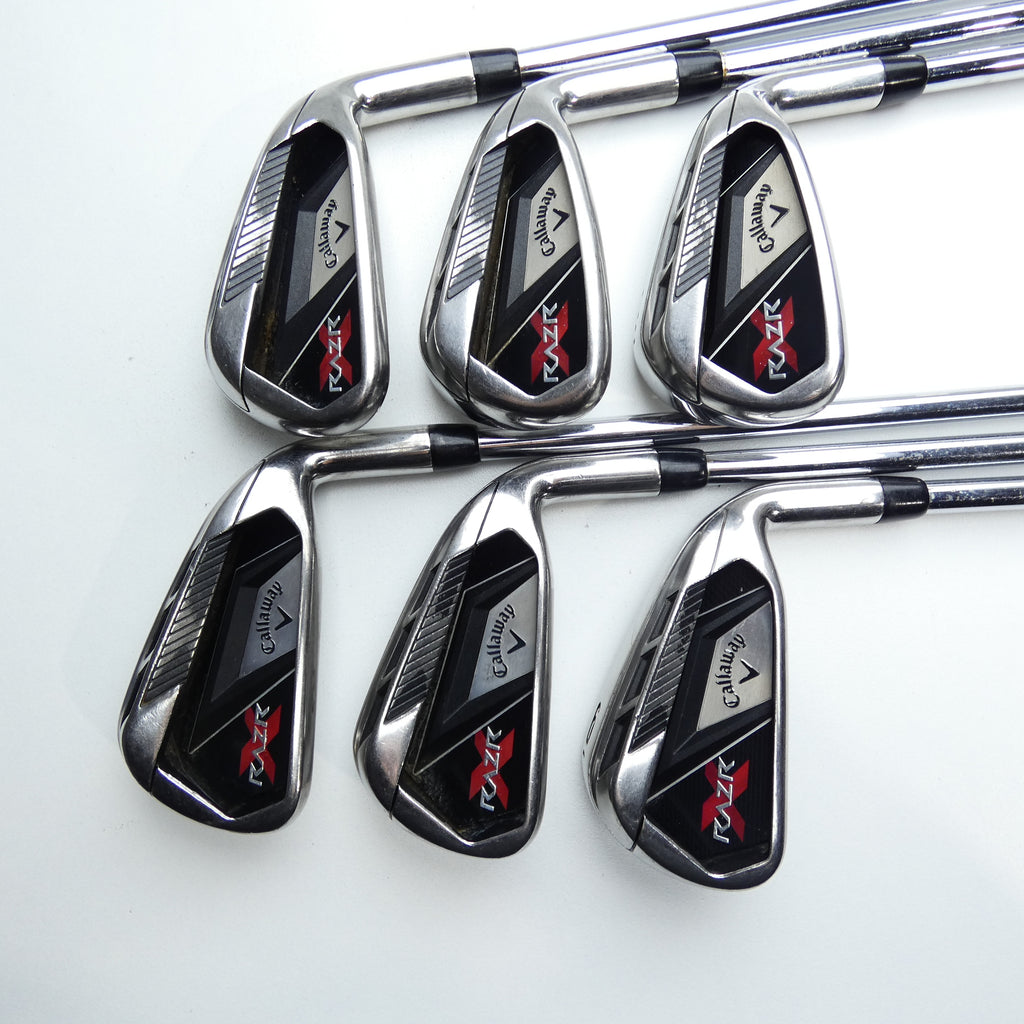 Used Callaway Razr X Iron Set / 4 - 9 / Regular Flex