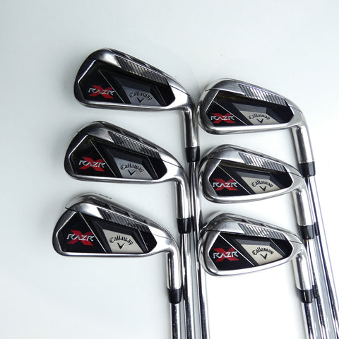Used Callaway Razr X Iron Set / 4 - 9 / Regular Flex