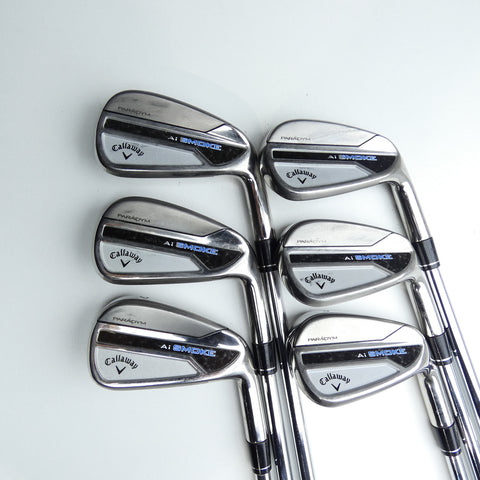 Used Callaway Paradym Ai Smoke Iron Set / 5 - PW / Regular Flex