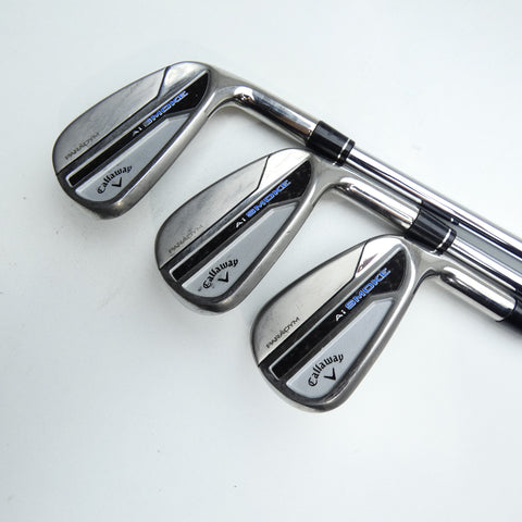 Used Callaway Paradym Ai Smoke Iron Set / 5 - PW / Regular Flex