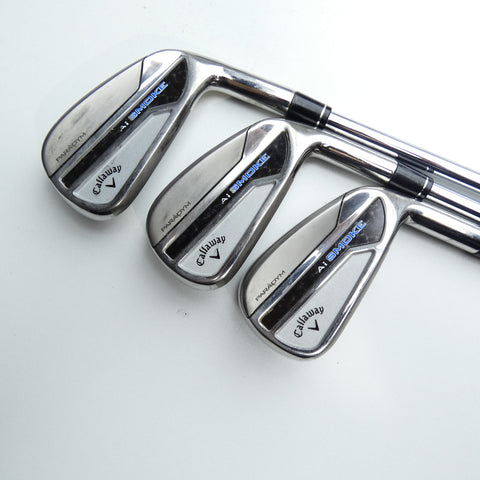 Used Callaway Paradym Ai Smoke Iron Set / 5 - PW / Regular Flex