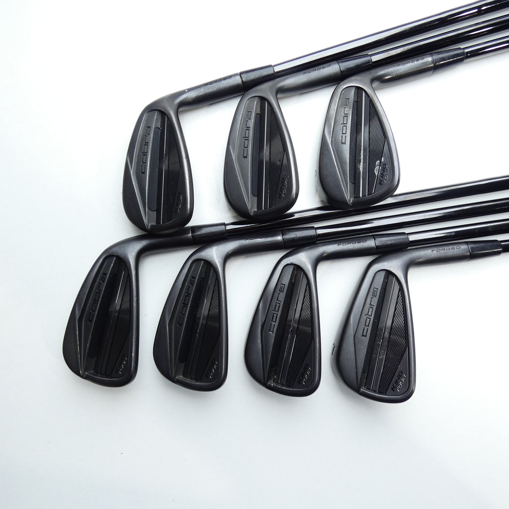 Used Cobra King Tour Black 2023 Iron Set / 4 - PW / Stiff Flex