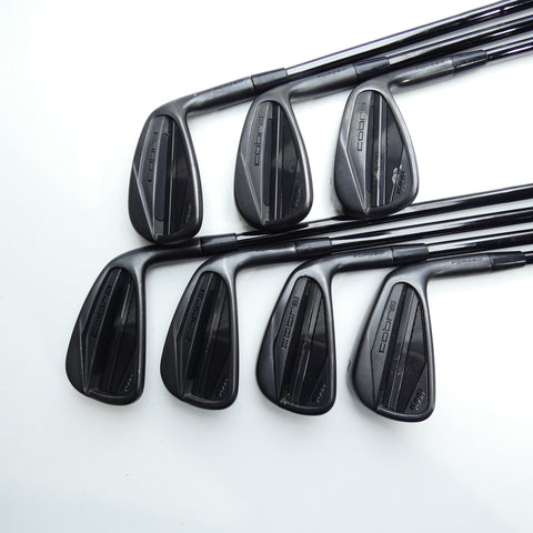 Used Cobra King Tour Black 2023 Iron Set / 4 - PW / Stiff Flex
