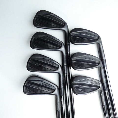 Used Cobra King Tour Black 2023 Iron Set / 4 - PW / Stiff Flex