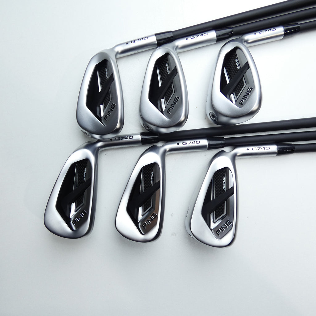 Used Ping G740 Iron Set / 6 - PW + 50° / Regular Flex