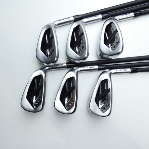 Used Ping G740 Iron Set / 6 - PW + 50° / Regular Flex