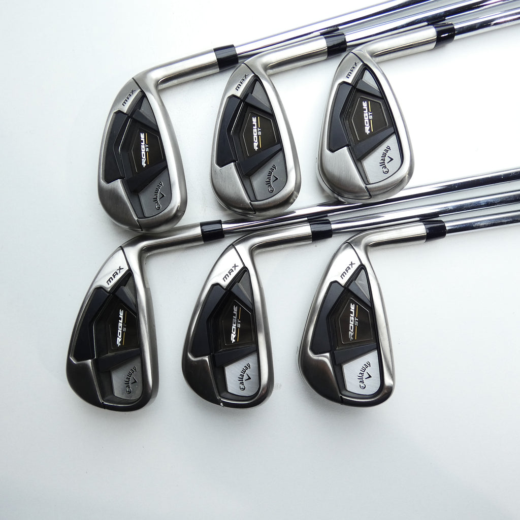 Used Callaway Rogue ST MAX Iron Set / 5 - PW / Regular Flex