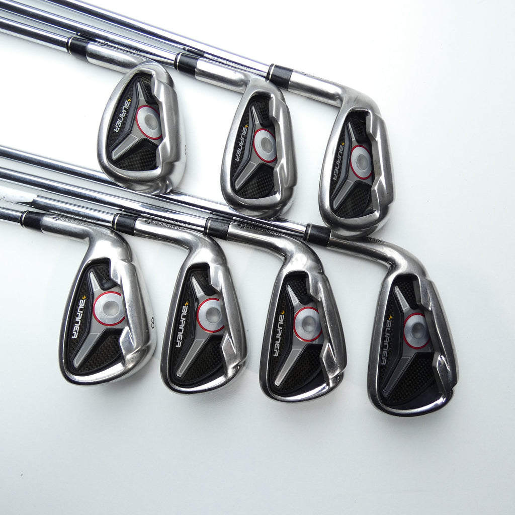 Used TaylorMade 2009 Burner Iron Set / 5 - SW / Regular Flex / Left-Handed