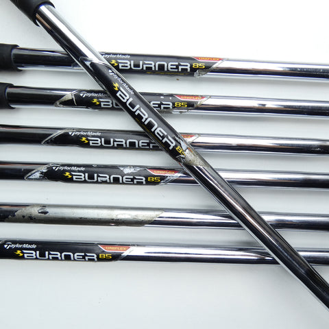 Used TaylorMade 2009 Burner Iron Set / 5 - SW / Regular Flex / Left-Handed