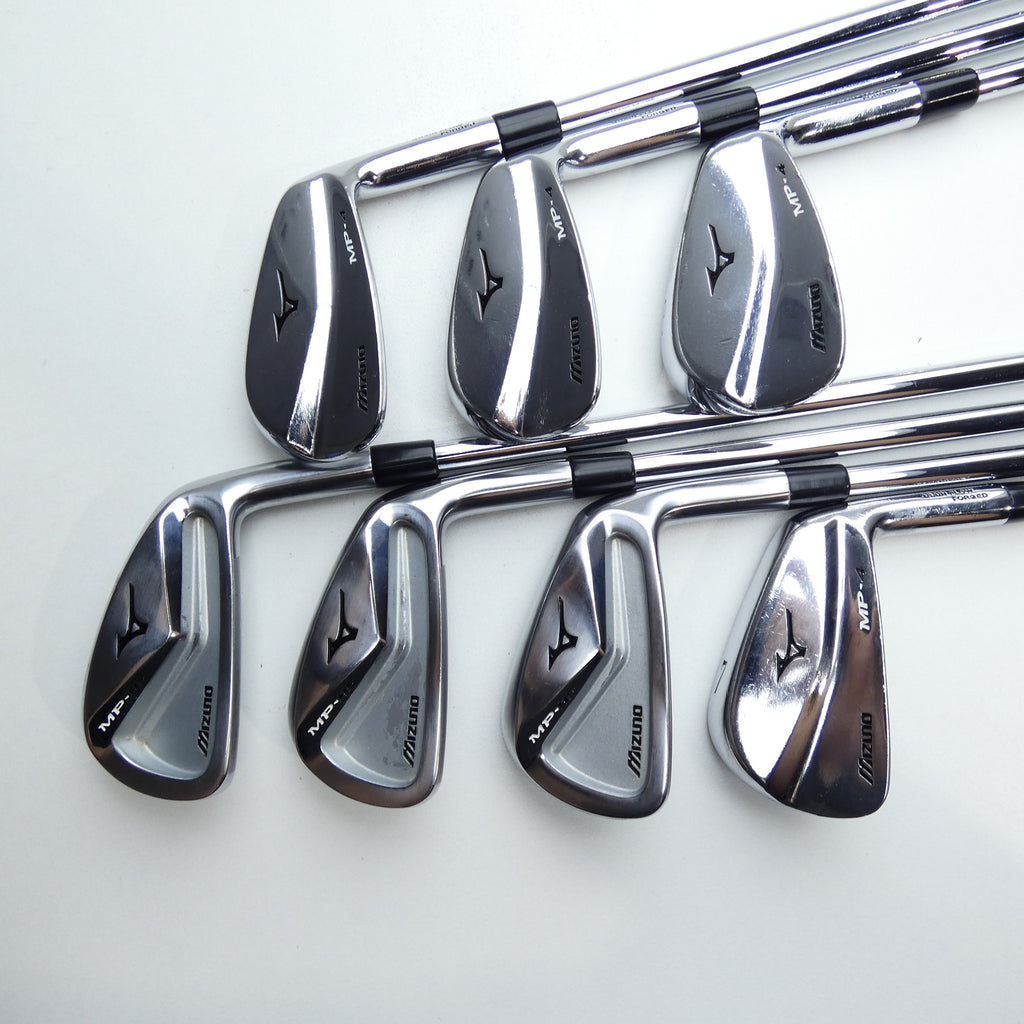Used Mizuno MP-H5 & MP4 Combo Iron Set / 4 - PW / X-Stiff Flex