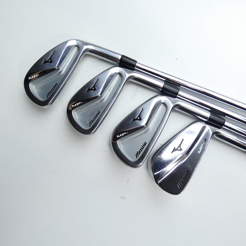 Used Mizuno MP-H5 & MP4 Combo Iron Set / 4 - PW / X-Stiff Flex