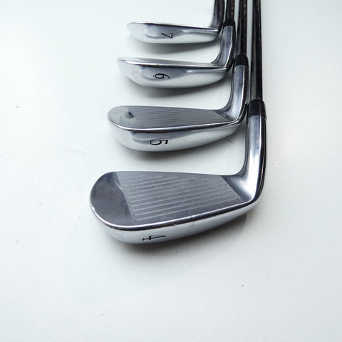 Used Mizuno MP-H5 & MP4 Combo Iron Set / 4 - PW / X-Stiff Flex
