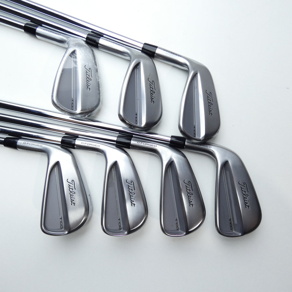 Used Titleist T100 2025 Iron Set / 4 - PW / Stiff Flex / Left-Handed