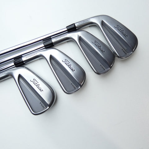 Used Titleist T100 2025 Iron Set / 4 - PW / Stiff Flex / Left-Handed