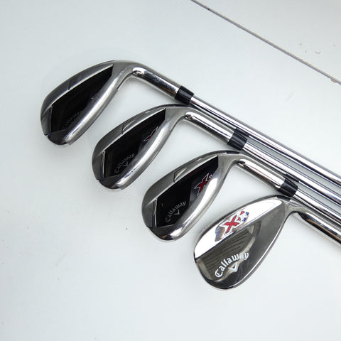 Used Callaway XR Iron Set / 5 - SW + AW / Regular Flex