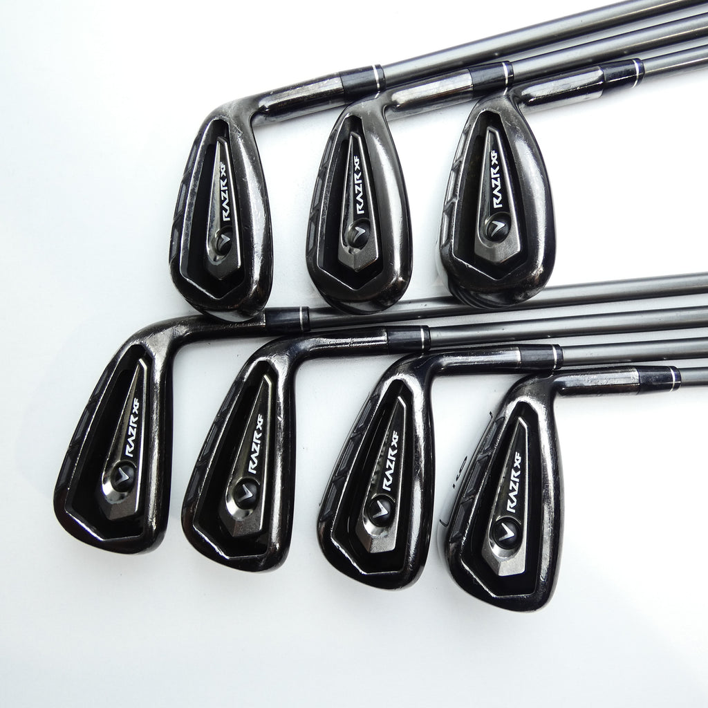 Used Callaway Razr XF Iron Set / 6 - SW + AW / Regular Flex
