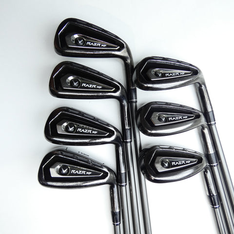 Used Callaway Razr XF Iron Set / 6 - SW + AW / Regular Flex