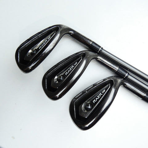 Used Callaway Razr XF Iron Set / 6 - SW + AW / Regular Flex