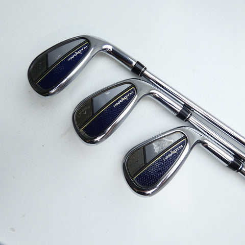 Used Callaway Paradym Iron Set / 5 - PW + AW / Stiff Flex