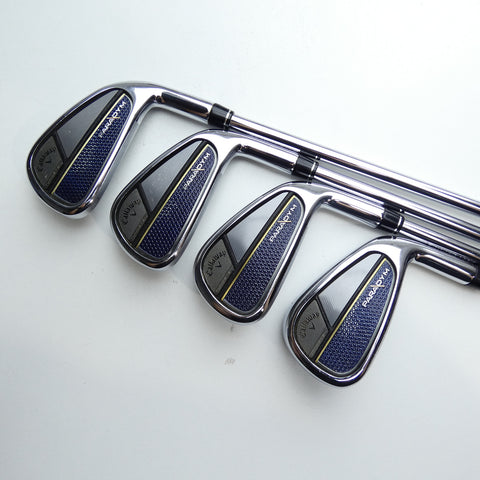 Used Callaway Paradym Iron Set / 5 - PW + AW / Stiff Flex
