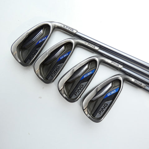 Used Ping G30 Iron Set / 4 - SW / Regular Flex