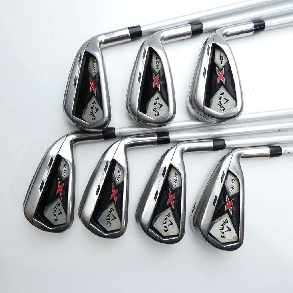 Used Callaway X Hot 2013 Iron Set / 3 - 9 IRON / Regular Flex