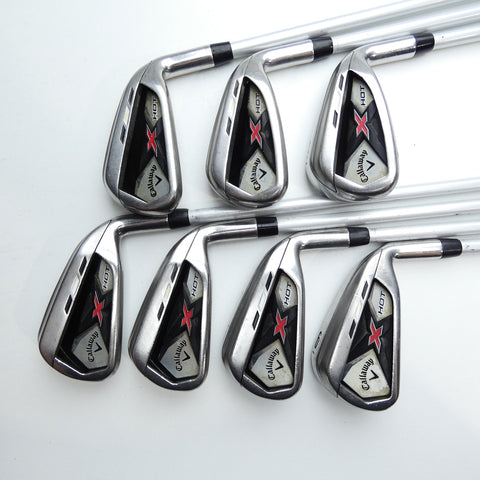 Used Callaway X Hot 2013 Iron Set / 3 - 9 IRON / Regular Flex