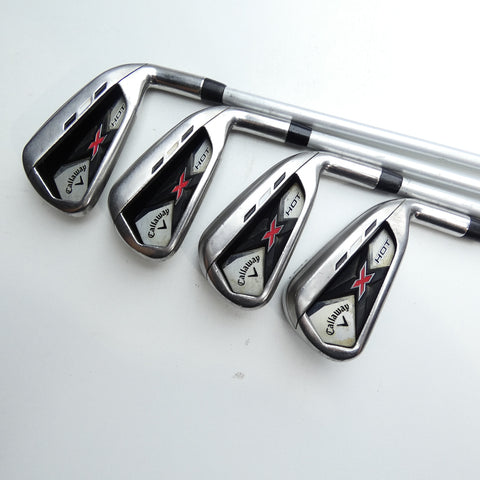 Used Callaway X Hot 2013 Iron Set / 3 - 9 IRON / Regular Flex
