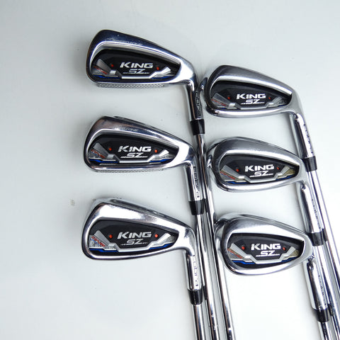 Used Cobra King SZ One Length Iron Set / 6 - PW + GW / Stiff Flex