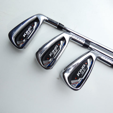 Used Cobra King SZ One Length Iron Set / 6 - PW + GW / Stiff Flex
