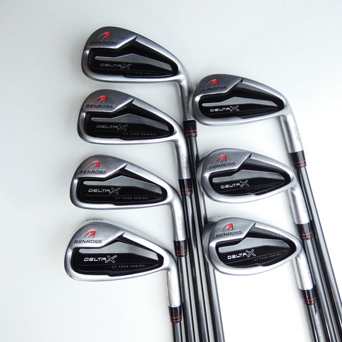 Used Ben Ross Delta X Iron Set / 5 - SW / Regular Flex