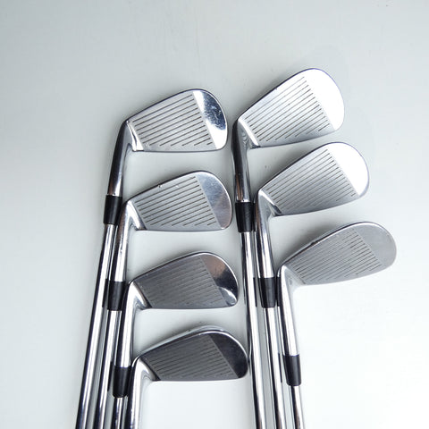 Used Mizuno MP-64 Iron Set / 4 - PW / Stiff Flex
