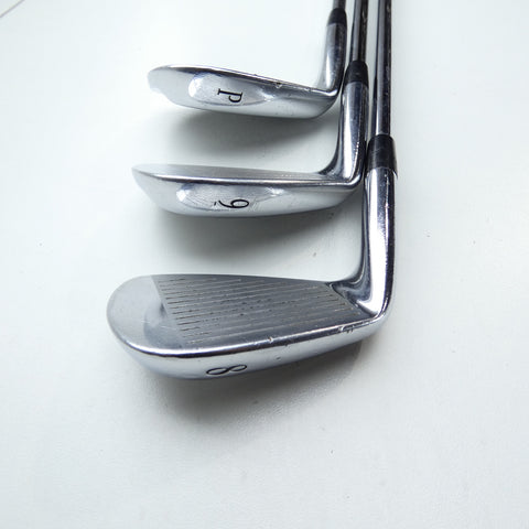 Used Mizuno MP-64 Iron Set / 4 - PW / Stiff Flex