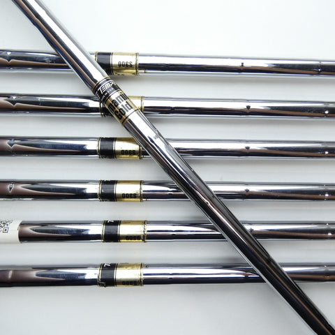 Used Mizuno MP-64 Iron Set / 4 - PW / Stiff Flex