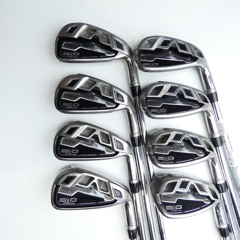 Used Cobra Bio Cell Silver Iron Set / 4 - PW + GW / Stiff Flex