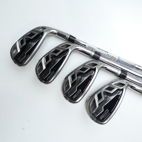 Used Cobra Bio Cell Silver Iron Set / 4 - PW + GW / Stiff Flex