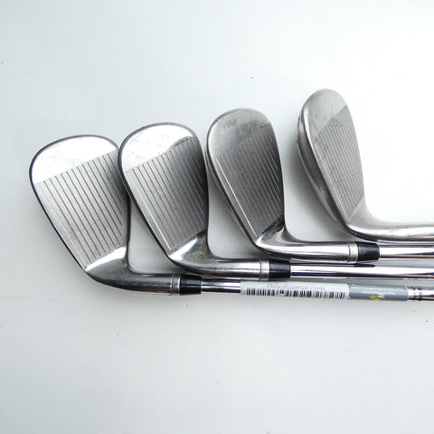 Used Cobra Bio Cell Silver Iron Set / 4 - PW + GW / Stiff Flex