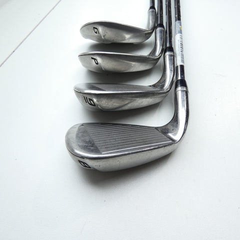 Used Cobra Bio Cell Silver Iron Set / 4 - PW + GW / Stiff Flex