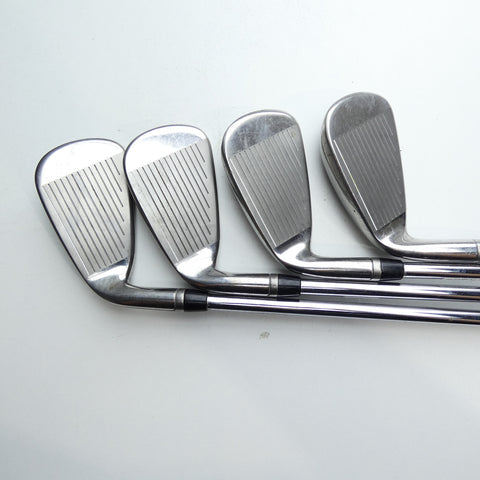 Used Cobra Bio Cell Silver Iron Set / 4 - PW + GW / Stiff Flex