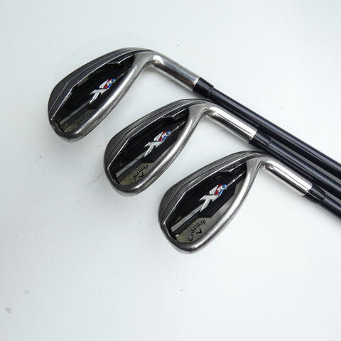 Used Callaway XR Iron Set / 6 - PW + AW / A Flex