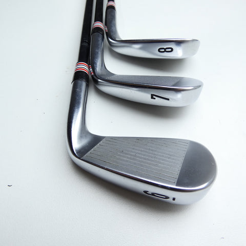 Used Callaway Apex TCB Iron Set / 6 - PW / Stiff Flex / Left-Handed