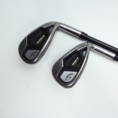 Used Callaway Rogue ST MAX OS Lite Iron Set / 6 - PW / Ladies Flex