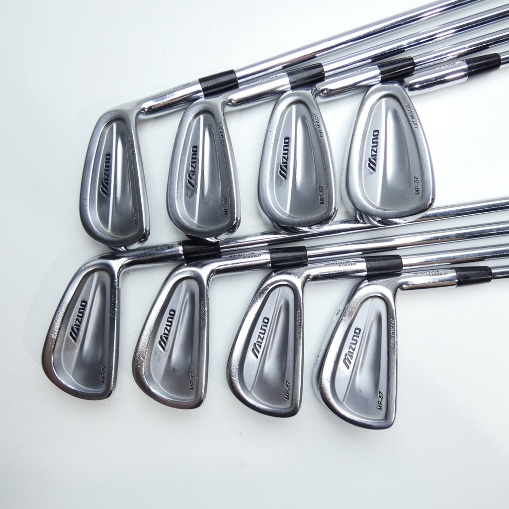 Used Mizuno MP-57 Iron Set / 3 - PW / Regular Flex