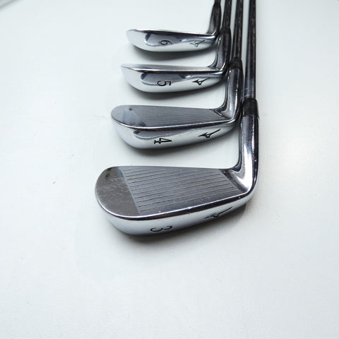 Used Mizuno MP-57 Iron Set / 3 - PW / Regular Flex