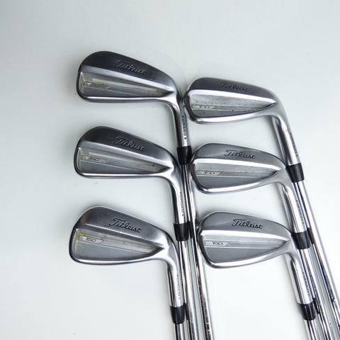 Used Titleist T150 2023 Iron Set / 6 - PW + 48° / Stiff Flex