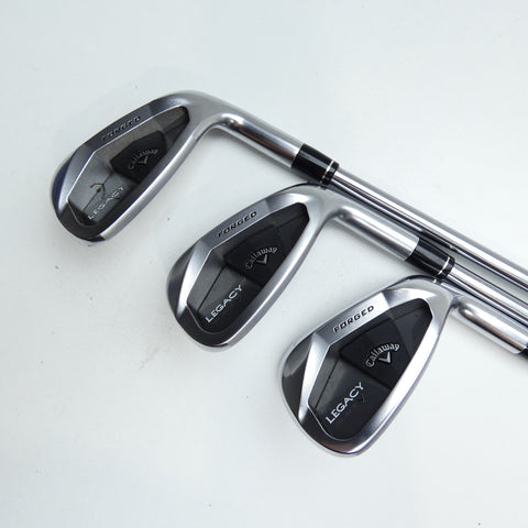 Used Callaway Legacy Black Forged Iron Set / 4 - PW / Regular Flex