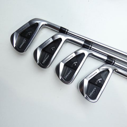 Used Callaway Legacy Black Forged Iron Set / 4 - PW / Regular Flex